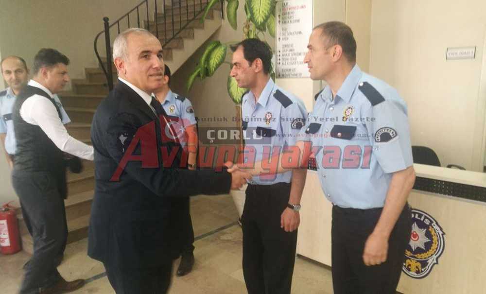 Kaymakam Kılıç'tan Cumhuriyet Polis Merkezi'ne Bayram Ziyareti