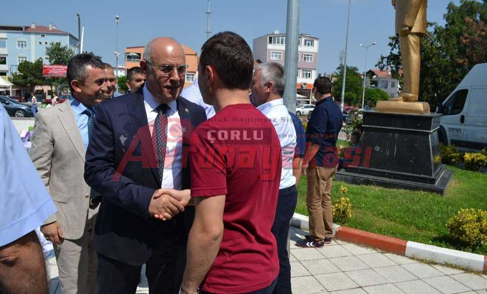 Ergene'de Bayramlaşma Töreni Düzenlendi