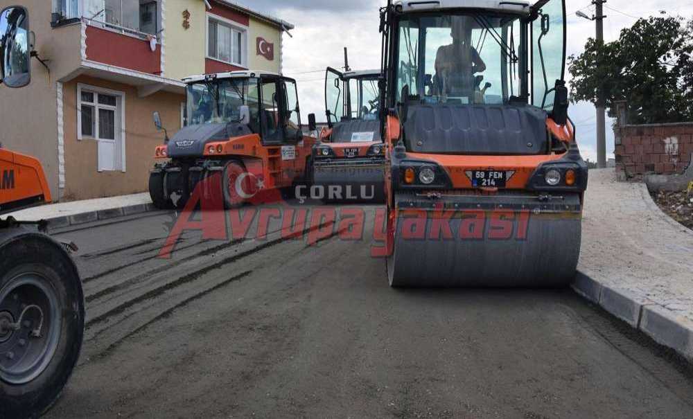 Büyükşehirden Ergene'de Üstyapı Hamlesi