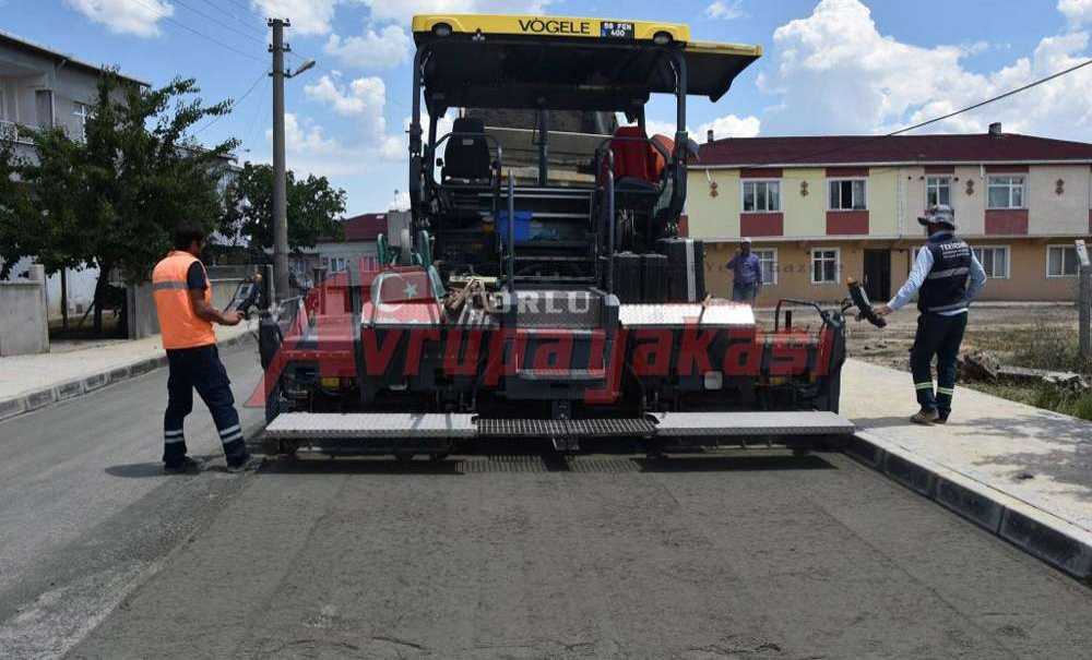 Büyükşehirden Ergene'de Üstyapı Hamlesi