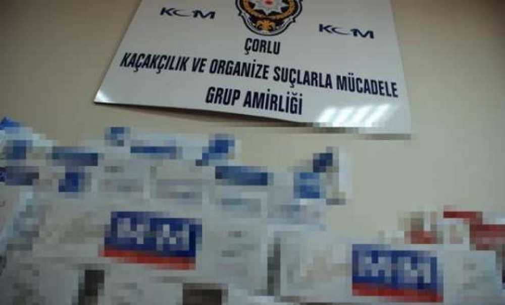 Çorlu Polisi Kaçak Sigara Satıcılarına Göz Açtırmıyor