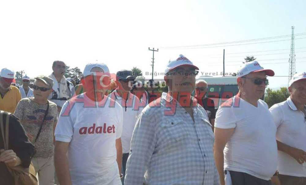 Çorlu Chp Adalet Yürüyüşüne Katıldı