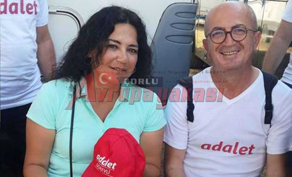 Çorlu Chp Adalet Yürüyüşüne Katıldı