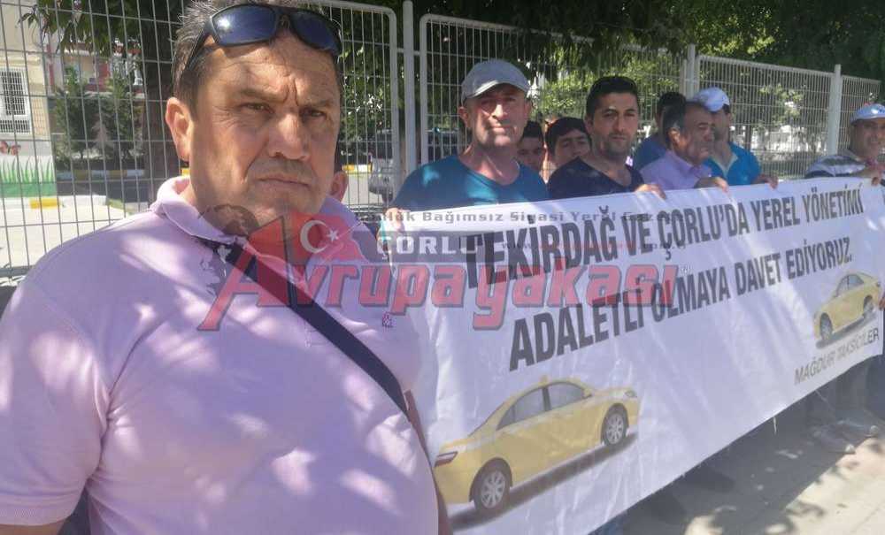 Bu Da Taksicilerin Adalet Yürüyüşü