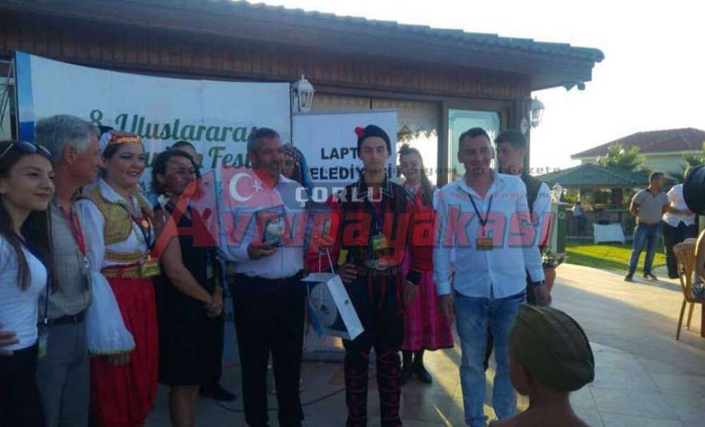 Ergene Belediyesi Halk Dansları Topluluğu Lapta Festivali'ne Katıldı