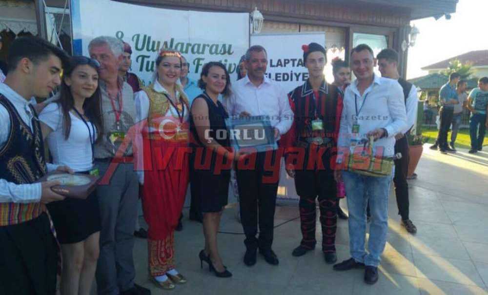 Ergene Belediyesi Halk Dansları Topluluğu Lapta Festivali'ne Katıldı