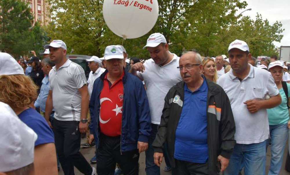 Başkanlar Albayrak Ve Yüksel Adalet Yürüyüşünde