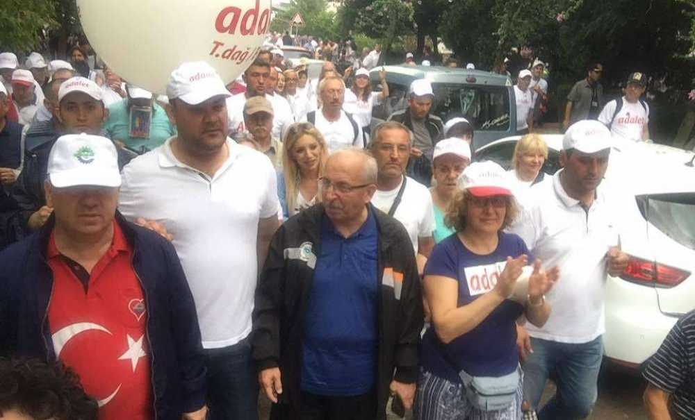 Başkanlar Albayrak Ve Yüksel Adalet Yürüyüşünde