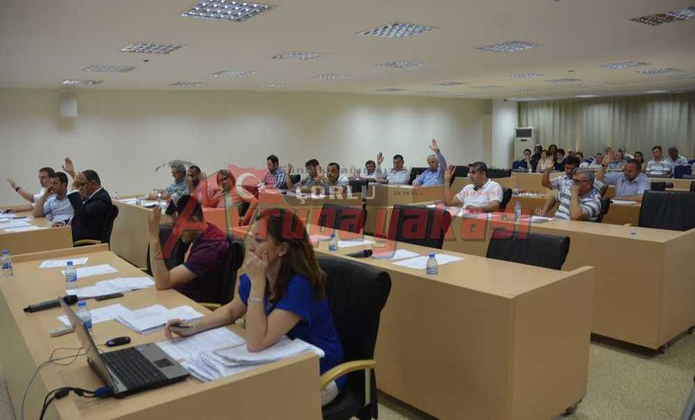 Çorlu Belediye Meclisi'nin Temmuz Meclisi Gerçekleştirildi