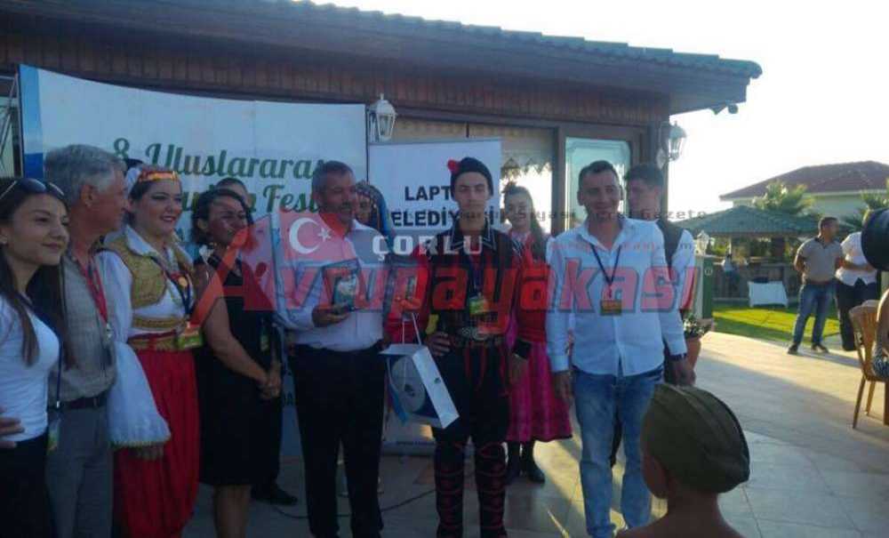 Ergene Belediyesi Halk Dansları Topluluğu Lapta Festivali'ne Katıldı