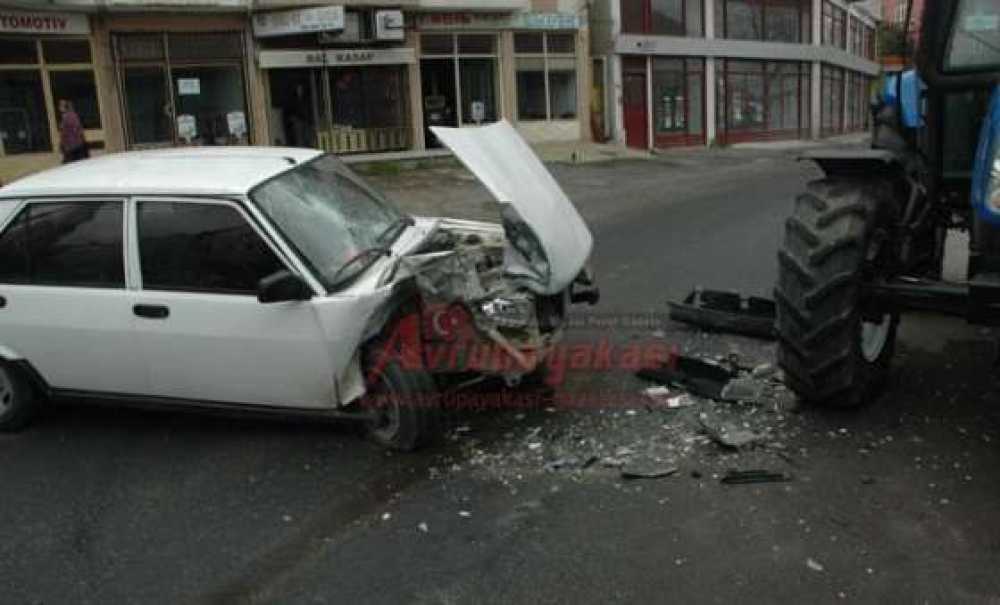 Çorlu`da Kaza 1 Yaralı