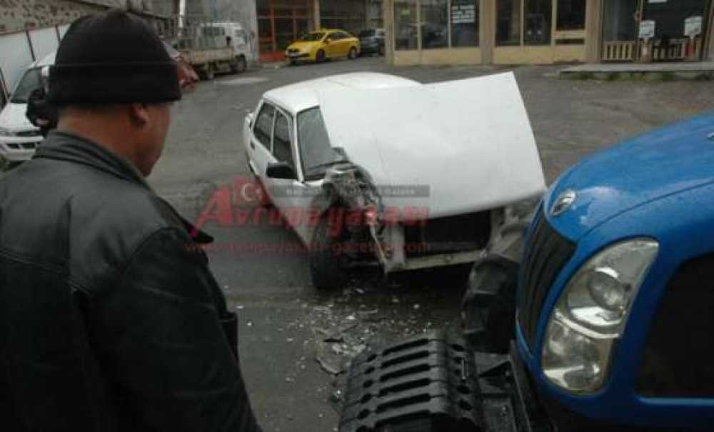 Çorlu`da Kaza 1 Yaralı