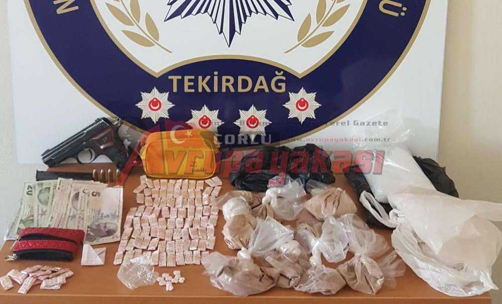 Çorlu'daki Uyuşturucu Operasyonuna 9 Tutuklama