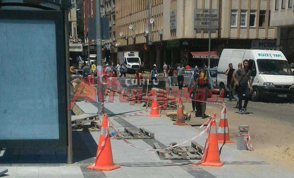 Çorlu Belediyesi'nin Yol Çalışması Tüm Hızıyla Devam Ediyor