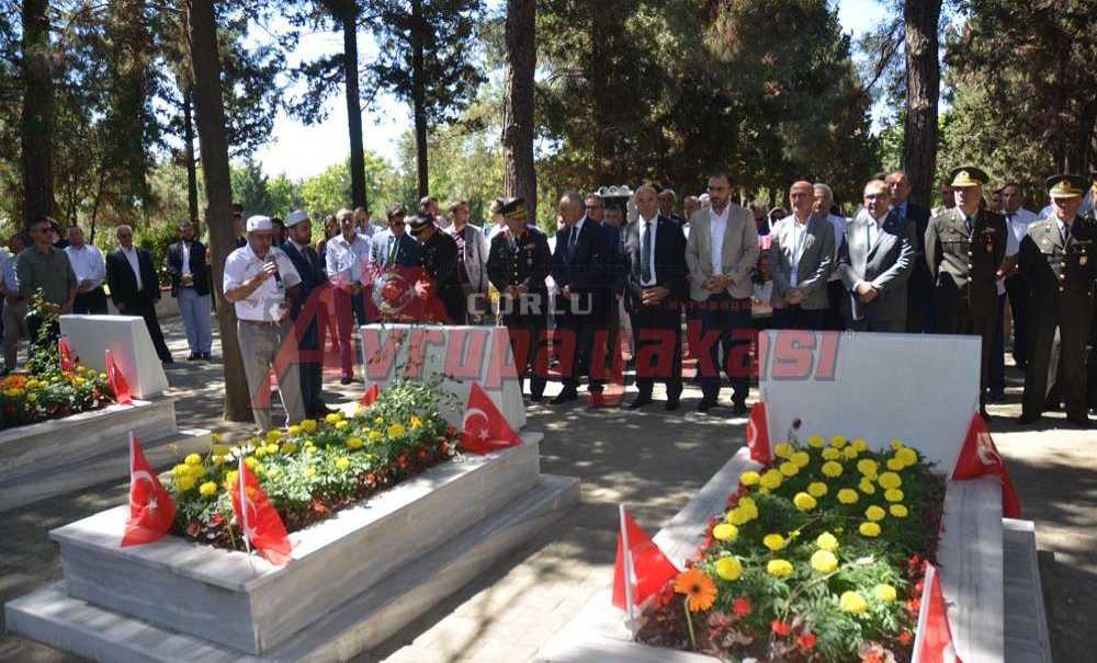 15 Temmuz Şehitleri Çorlu'da Anıldı