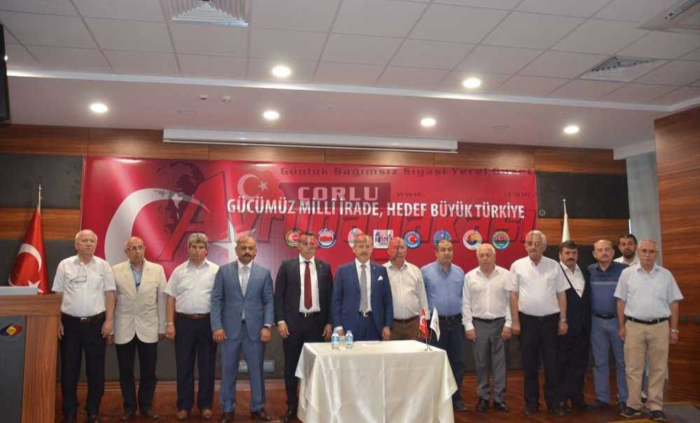 Çorlu'daki Sivil Toplum Kuruluşları 15 Temmuz İçin Tek Ses Oldu