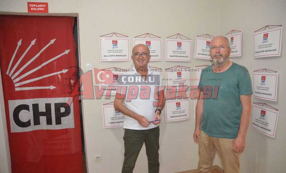 Chp Çorlu İlçe Örgütü'nde Kongre Süreci Başladı