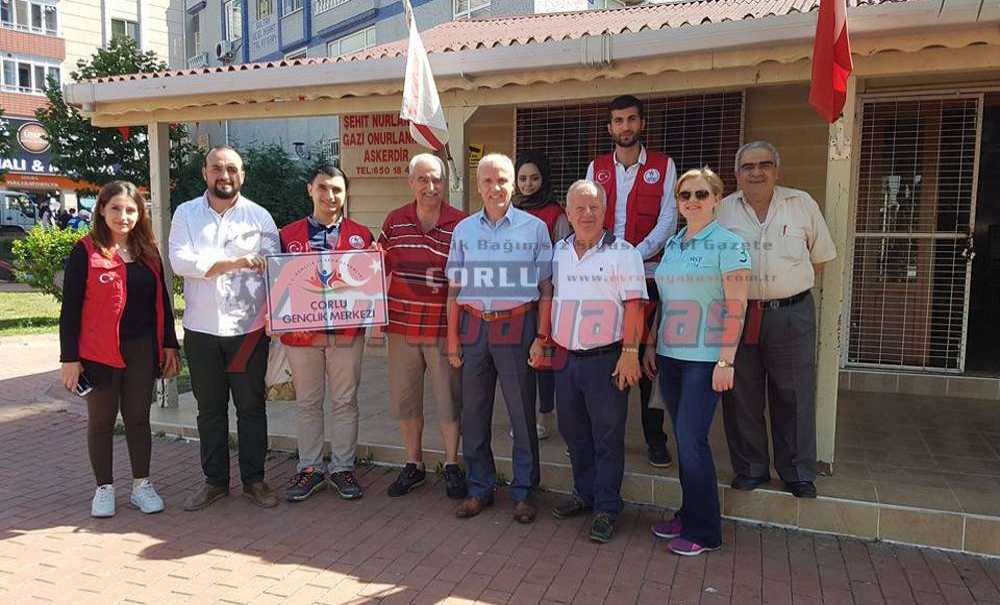 Çorlu Gençlik Merkezi'nden Gaziler Derneği'ne Ziyaret