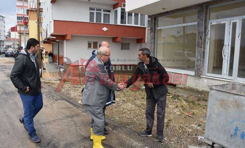 Başkan Albayrak O Çizmeleri Giymeye Mecbur Kaldı
