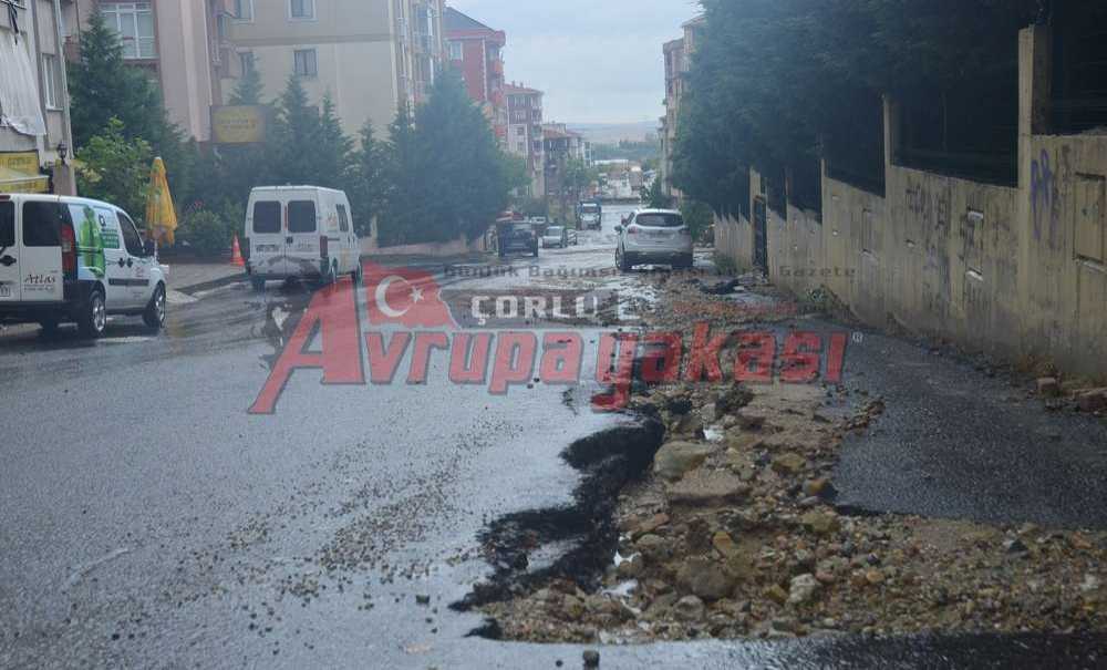 Çorlu'da Yağmurun Ardından