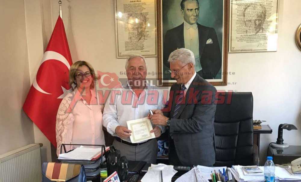 Başkan Baş, Yeni Darphane Mührünü Teslim Aldı