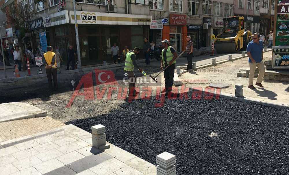 Kumyol Caddesi Asfaltlandı