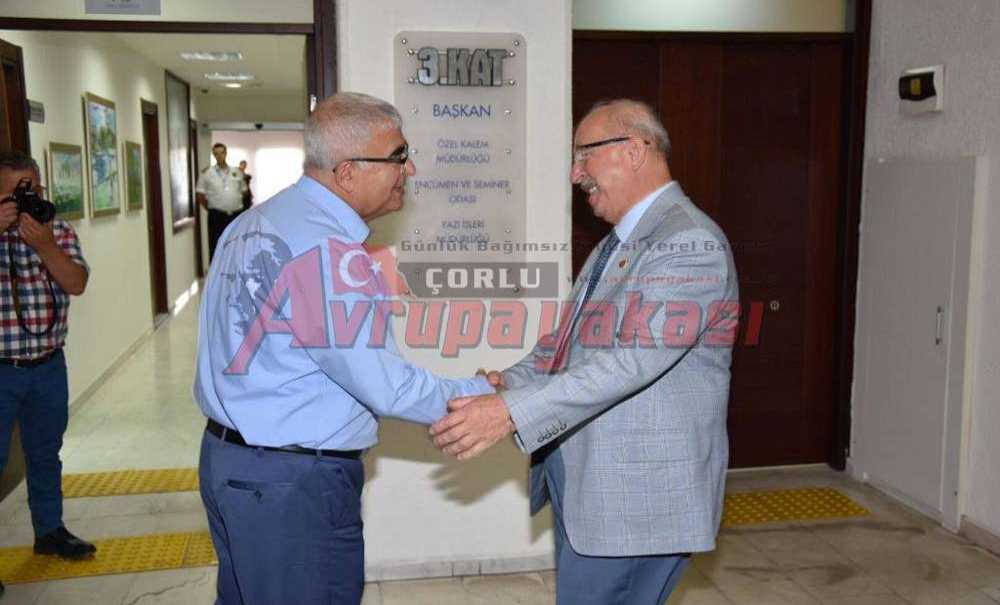 Başkan Albayrak'tan Başkan Baysan'a Ziyaret