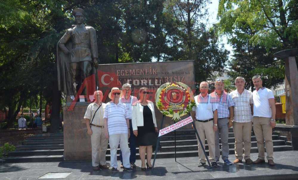 Add Çorlu Şubesi'nden Atatürk Anıtı'na Lozan Çelengi