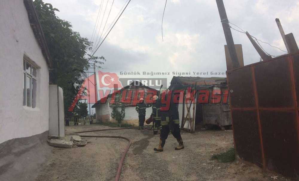 Şiddetli Rüzgar Yangın Çıkardı