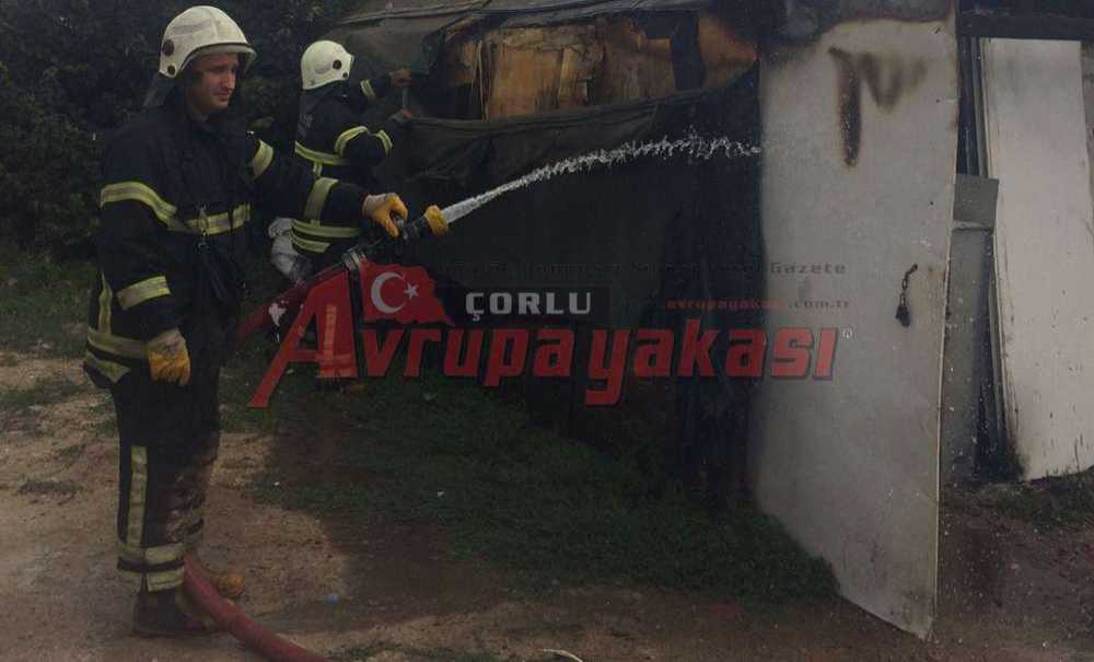 Şiddetli Rüzgar Yangın Çıkardı