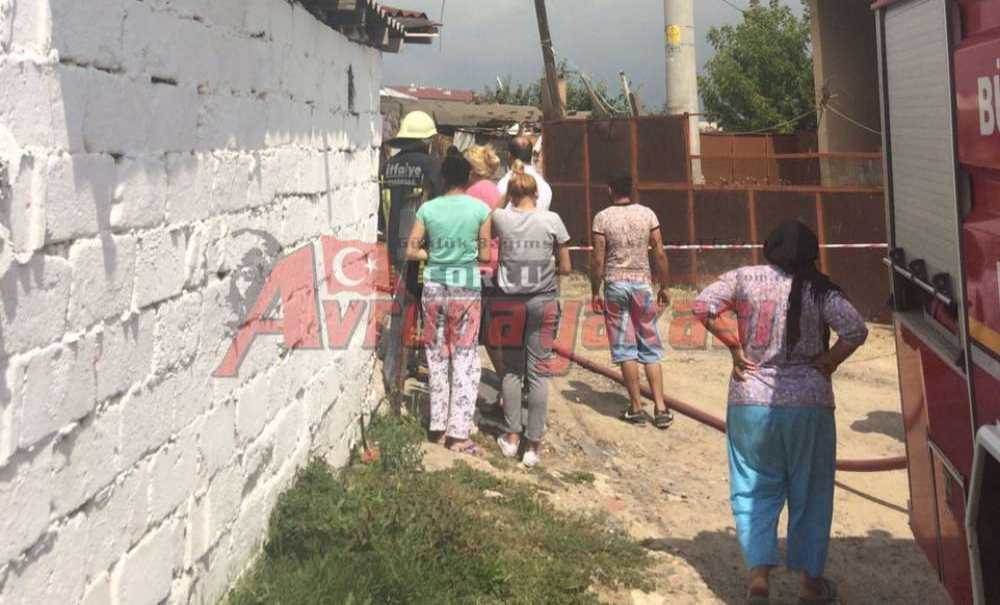 Şiddetli Rüzgar Yangın Çıkardı