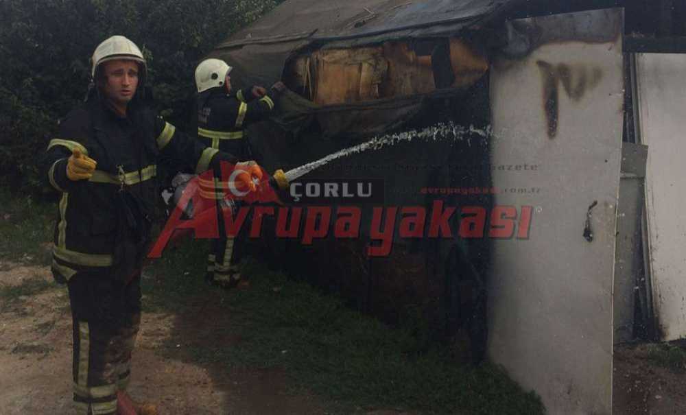 Şiddetli Rüzgar Yangın Çıkardı