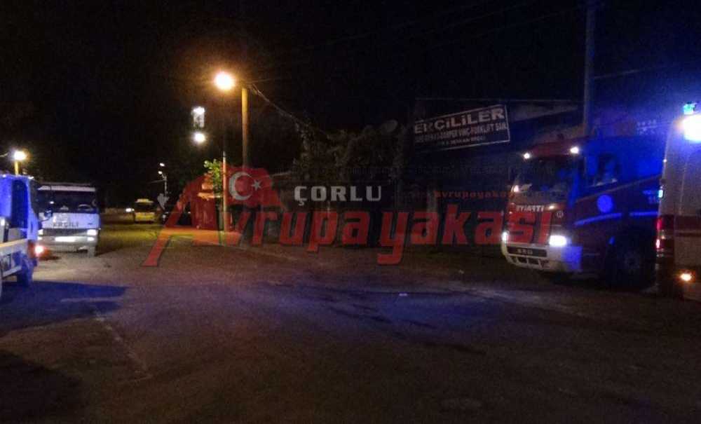 Hurda Deposunda Korkutan Yangın