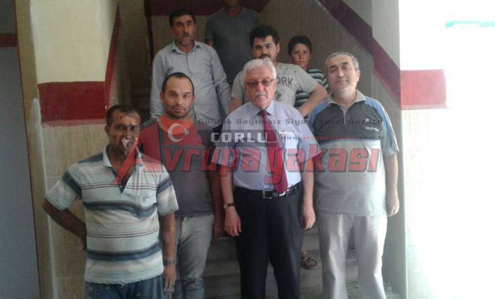 Müdürü Güçlü'den Tadilatı Süren Okullarda İnceleme