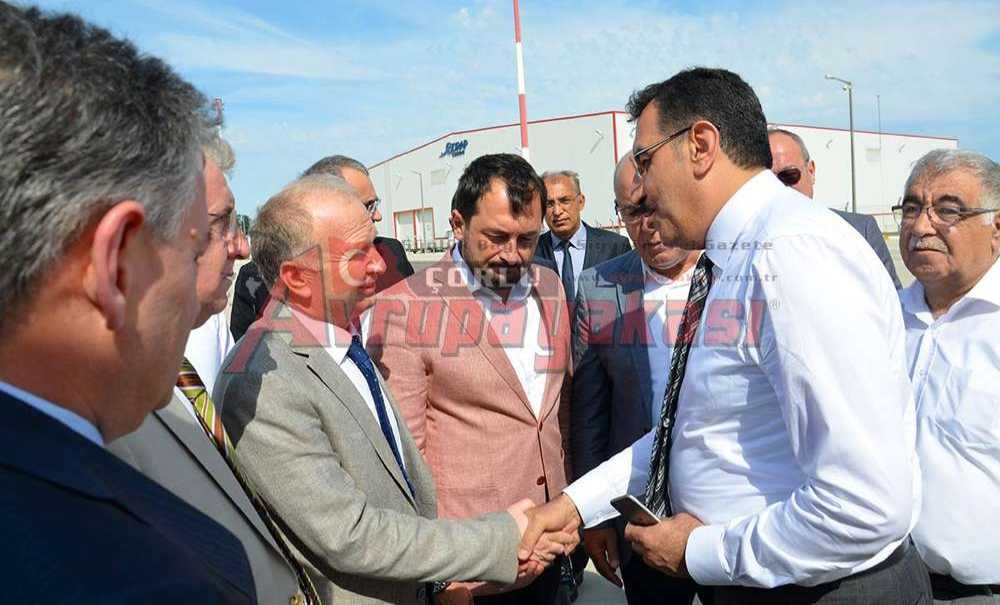 Bakan Tüfenkçi Çorlu Havaalanı'ndan Uğurlandı