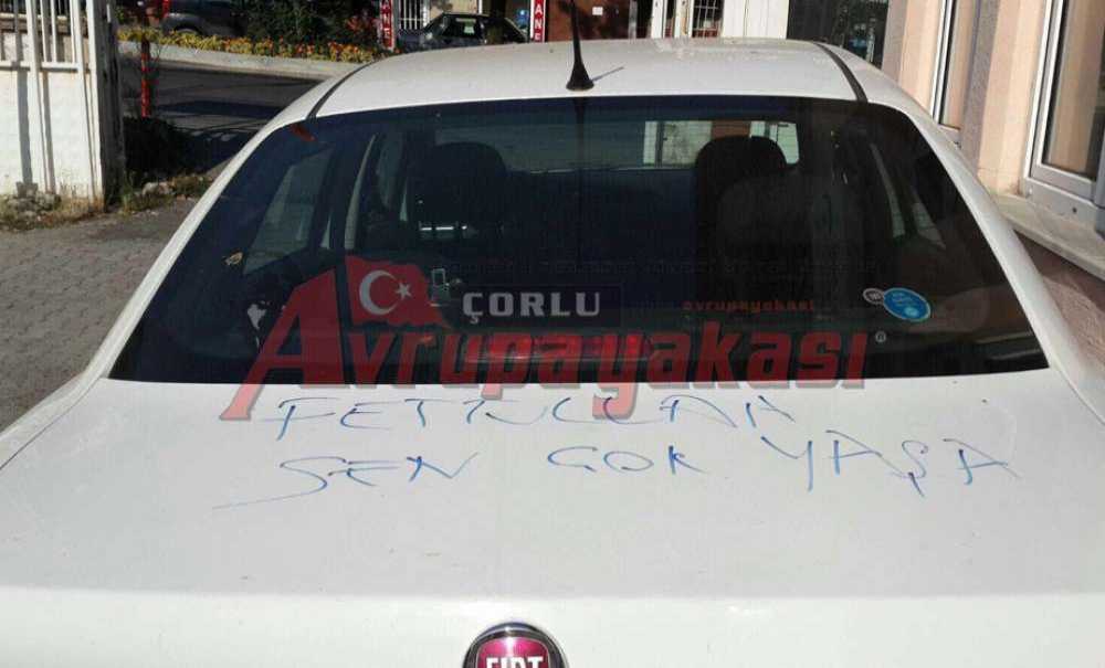 Çorlu'da Fetö Propagandası