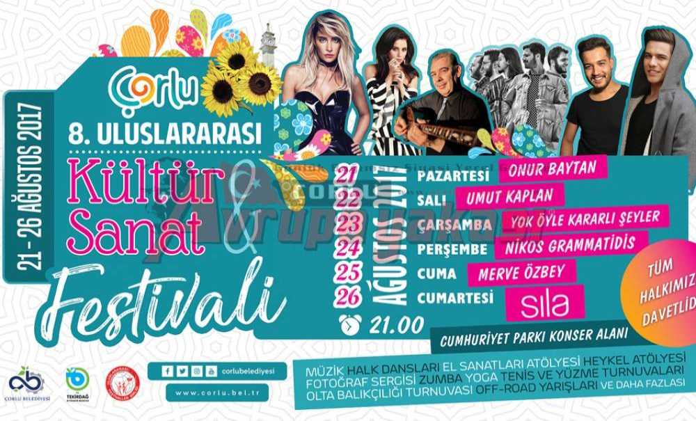 Çorlu Festivale Hazırlanıyor