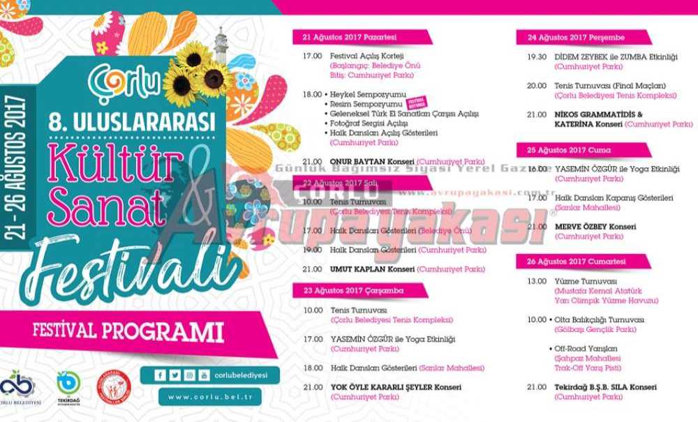 Çorlu Festivale Hazırlanıyor