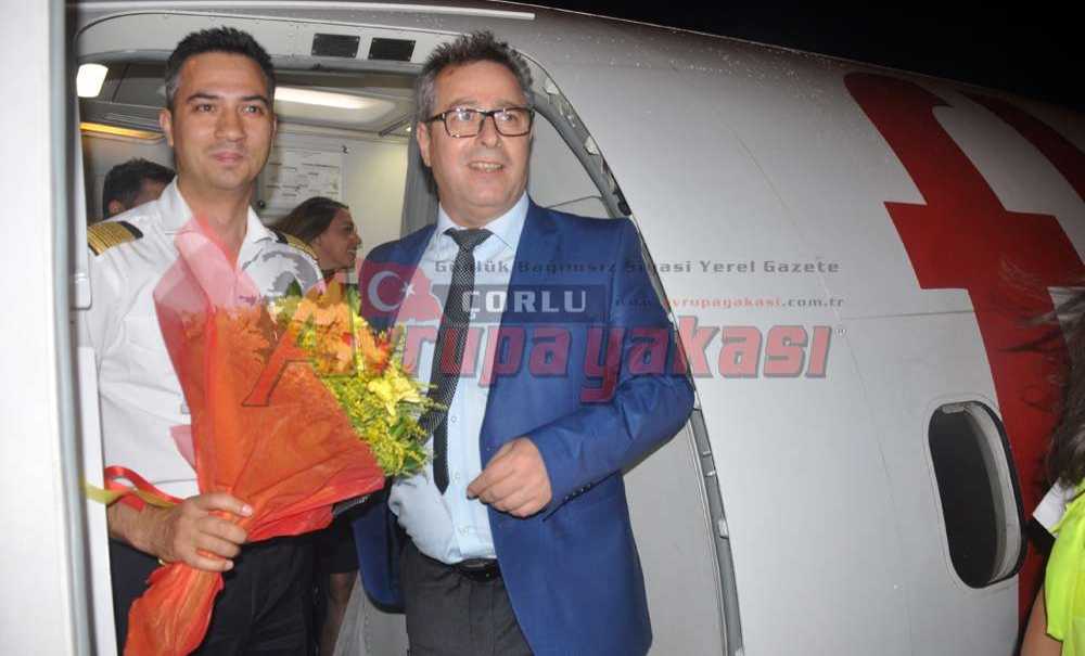 Çorlu Havalimanında Pegasus Heyecanı