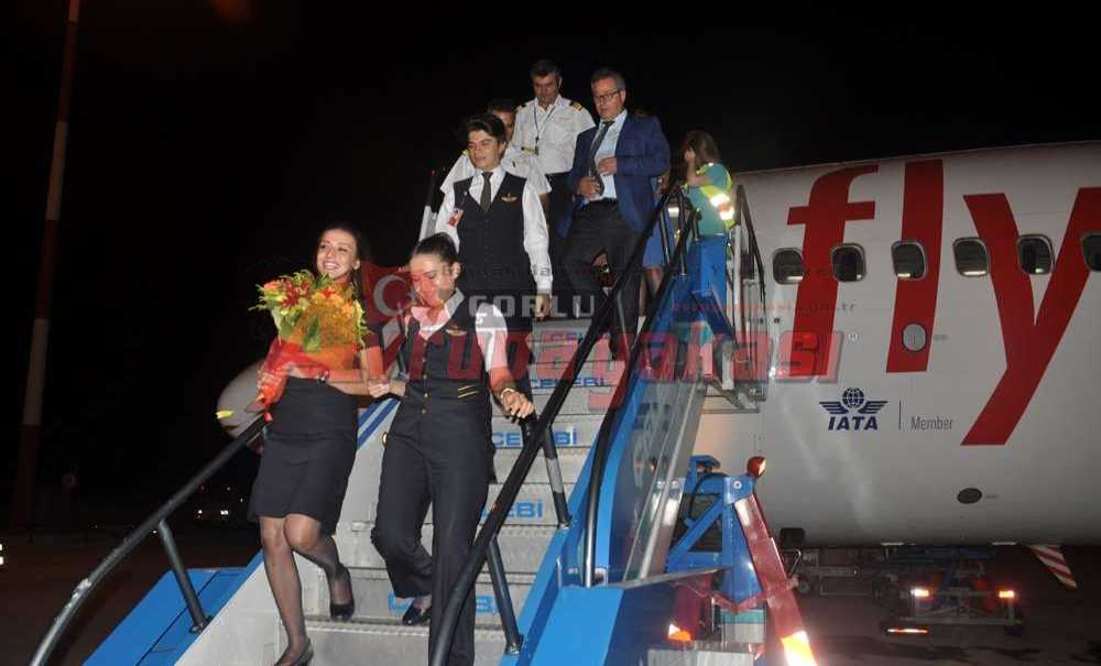 Çorlu Havalimanında Pegasus Heyecanı