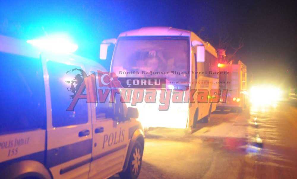 Fabrika Servisinde Korkutan Yangın