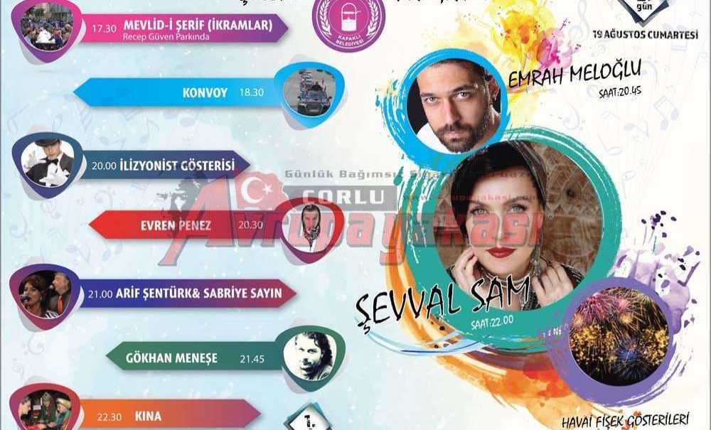 Kapaklı'da Sünnet Şöleni Başlıyor