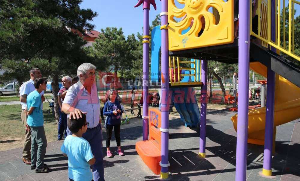 Başkan Mandalı Çamlık Parkını Ziyaret Etti