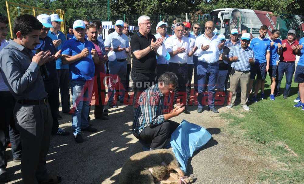 Ergene Velimeşespor Sezonu Kurban Keserek Açtı