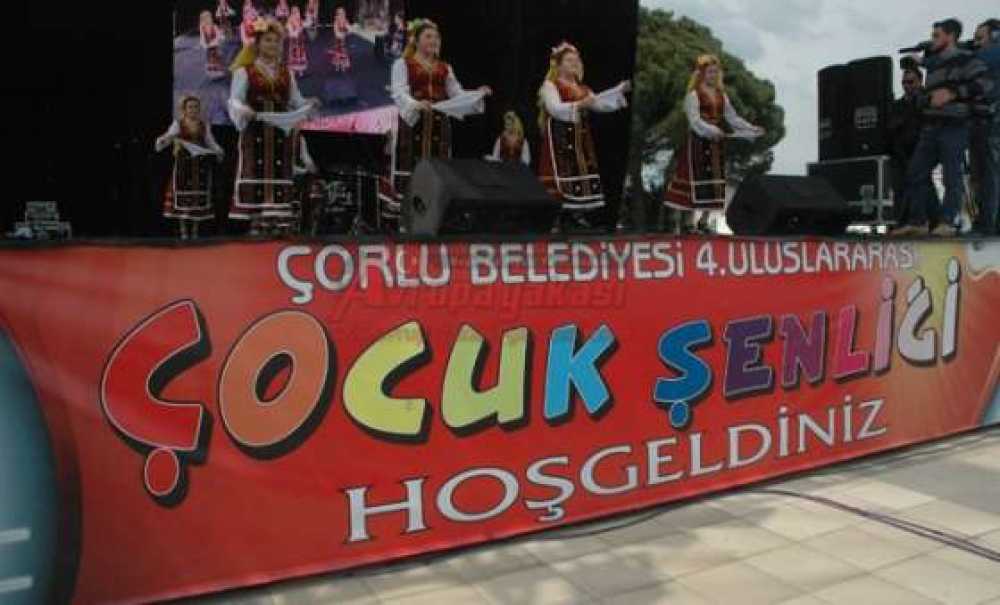 Çorlu Belediyesinin 4. Uluslararası Çocuk Şenliği Başladı