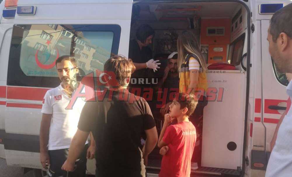 Çorlu`da Kaza; 2 Yaralı