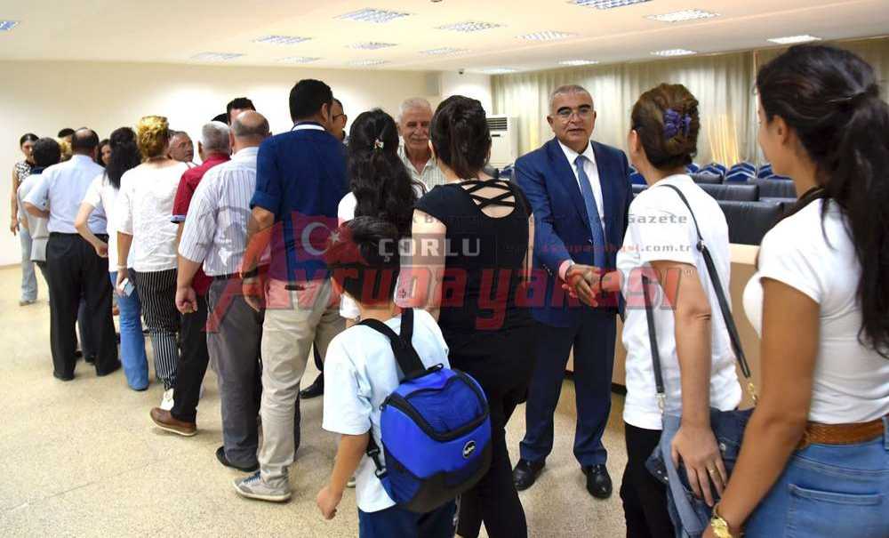 Çorlu Belediyesi'nde Bayramlaşma Töreni Düzenlendi