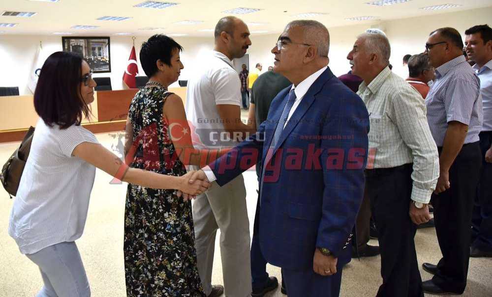 Çorlu Belediyesi'nde Bayramlaşma Töreni Düzenlendi