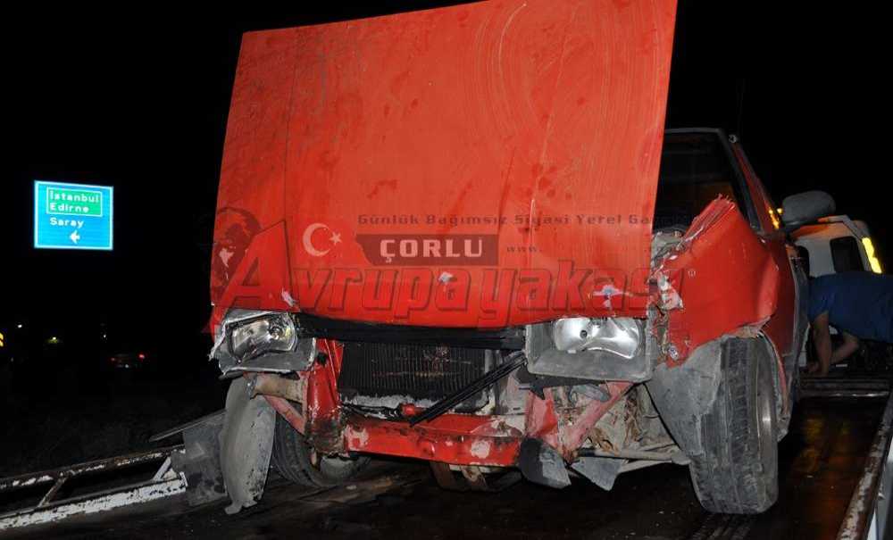 Ergene`de Kaza; 7 Yaralı