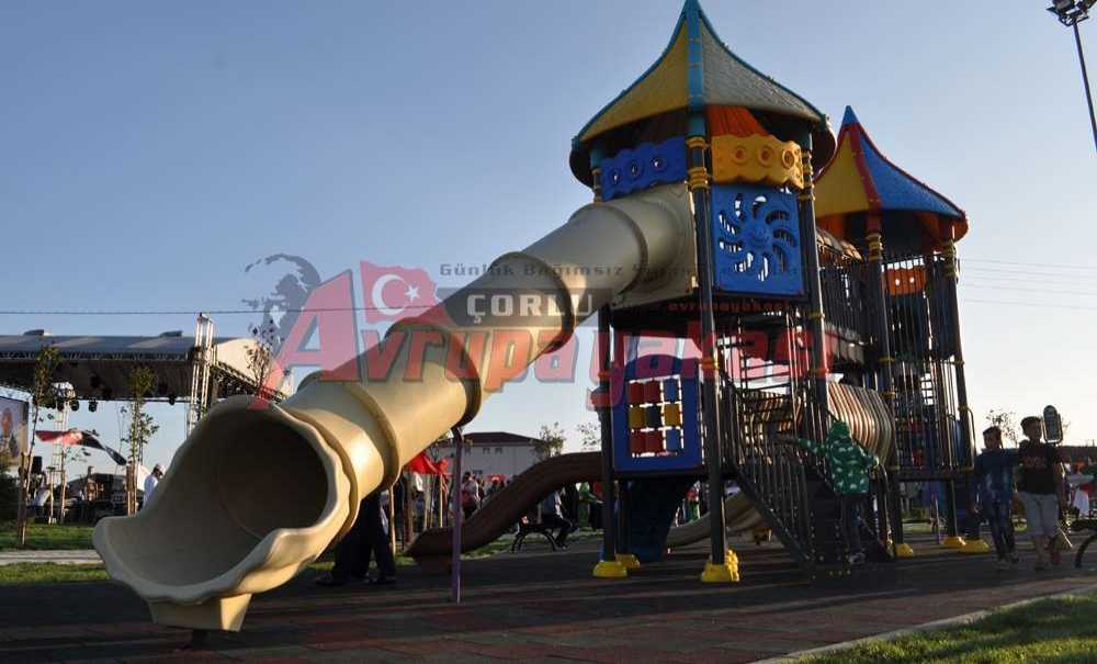 Ergene'de Görkemli Park Açılışı